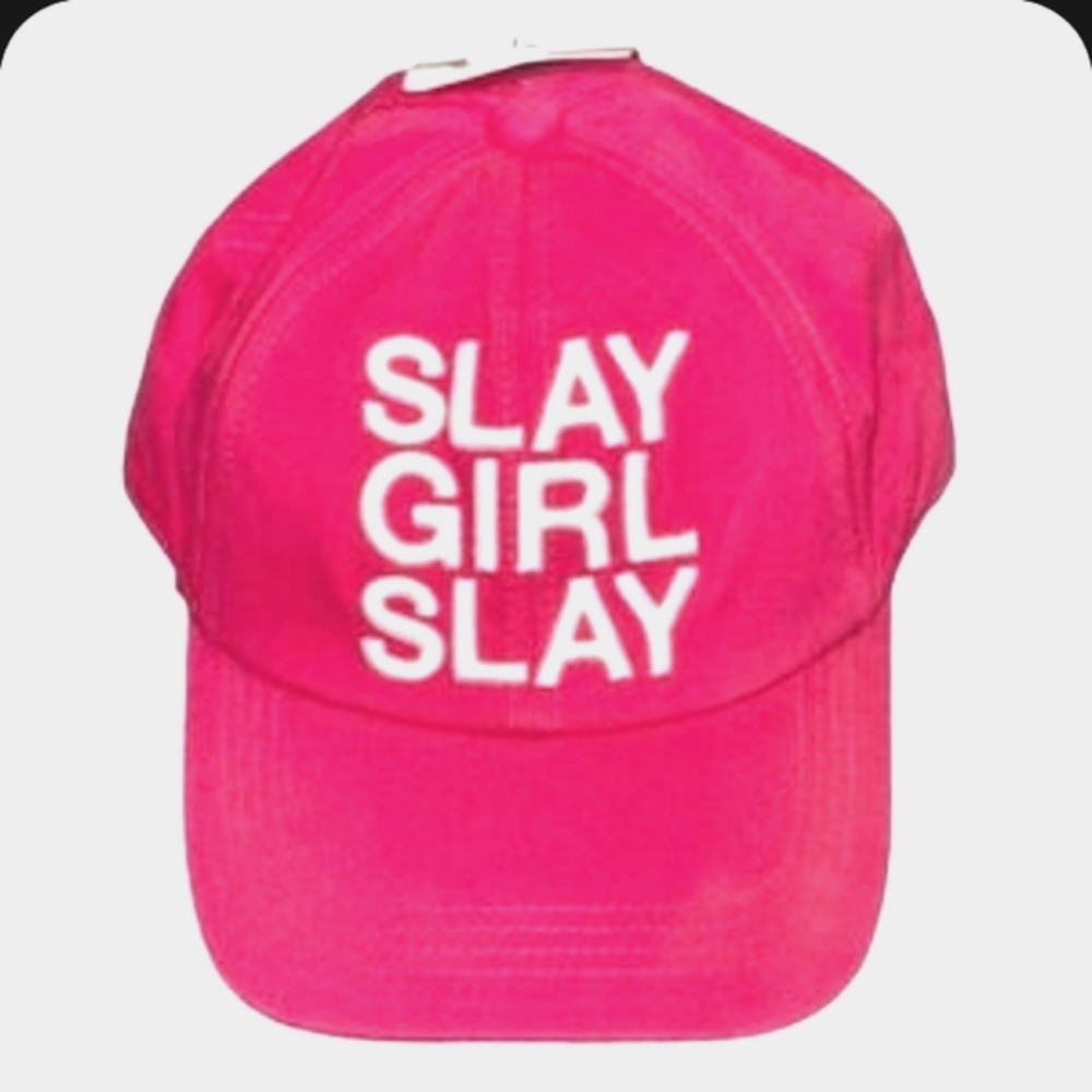 Queer Eye Official Slay Girl Slay Magenta Adjustable Snapback Baseball Cap | NWT - Picture 2 of 8